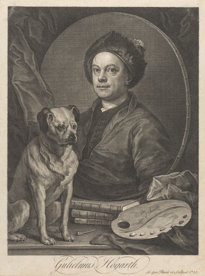 Gulielmus Hogarth autorstwa William Hogarth