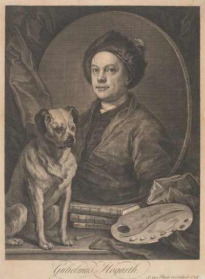 Gulielmus Hogarth autorstwa William Hogarth