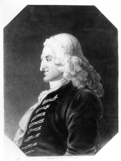 Henry Fielding (1707-54) grawerowane przez Samuela Freemana (1773-1857) autorstwa William Hogarth