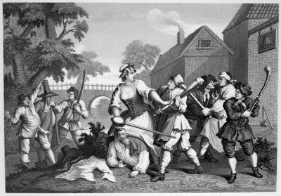 Hudibras Rycerz poddaje się Trulla autorstwa William Hogarth