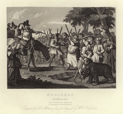 Hudibras Samuel Butler autorstwa William Hogarth