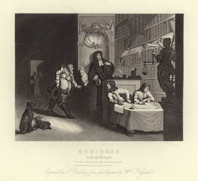 Hudibras Samuel Butler autorstwa William Hogarth