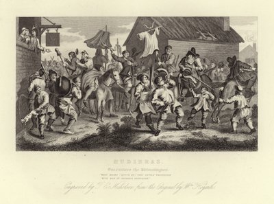 Hudibras Samuela Butlera autorstwa William Hogarth
