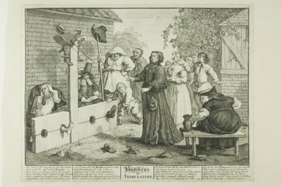 Hudibras in Tribulation, płyta szósta z Hudibras autorstwa William Hogarth