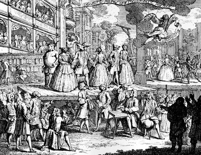Jeśli czary muzyczne potrafią zachwycić serca, 1730. autorstwa William Hogarth