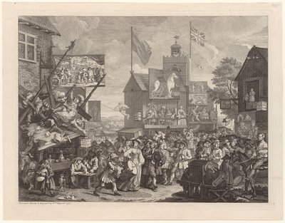 Jarmark w Southwark autorstwa William Hogarth