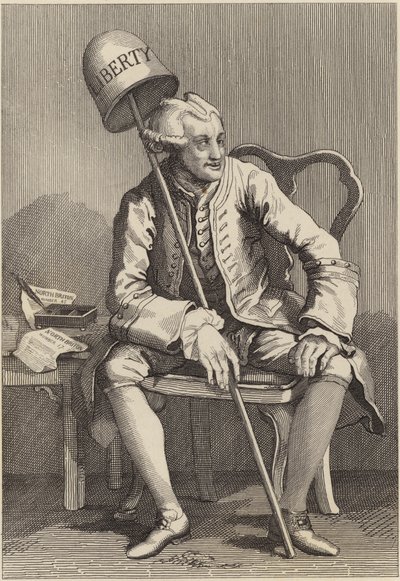 John Wilkes autorstwa William Hogarth