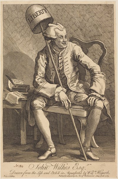 John Wilkes, Esq. autorstwa William Hogarth