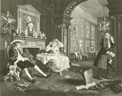 Małżeństwo A La Mode autorstwa William Hogarth