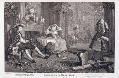 Małżeństwo a la Mode autorstwa William Hogarth