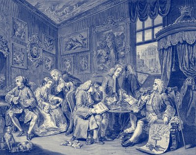 Małżeństwo a la Mode – William Hogarth autorstwa William Hogarth