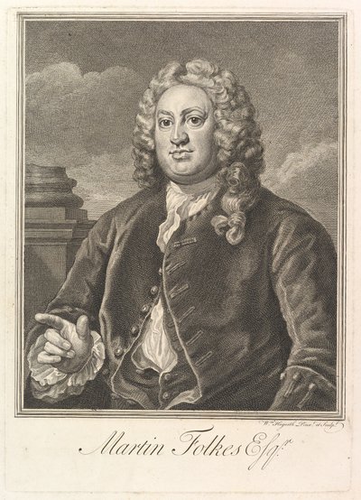 Martin Folkes, 1742. autorstwa William Hogarth
