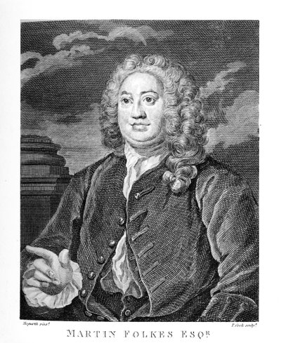 Martin Folkes esq. przez Williama Hogartha autorstwa William Hogarth