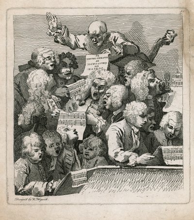 Muzycy autorstwa William Hogarth