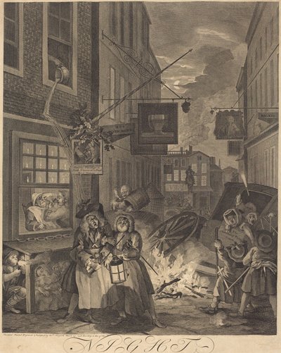 Noc autorstwa William Hogarth