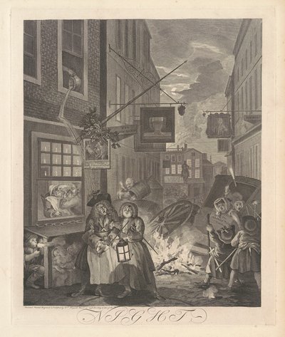Noc autorstwa William Hogarth