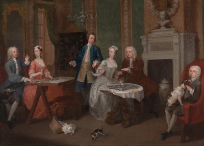 Portret rodziny, ca. 1735. autorstwa William Hogarth