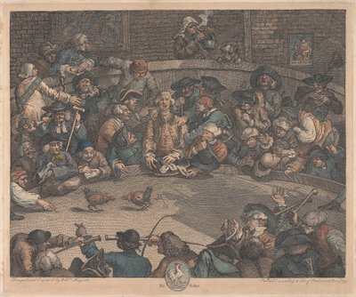 Royal Sport, bilet do boksu autorstwa William Hogarth