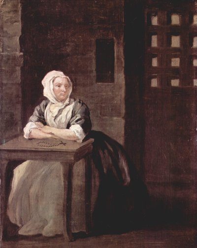 Sarah Malcolm (zm. 1733) autorstwa William Hogarth