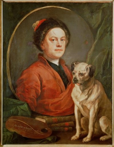 Autoportret autorstwa William Hogarth