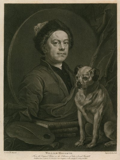 Autoportret Williama Hogartha autorstwa William Hogarth