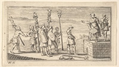 Haniebne absolutorium John Bóbr, Rzymskie kary wojskowe, 1725, po 1725. autorstwa William Hogarth