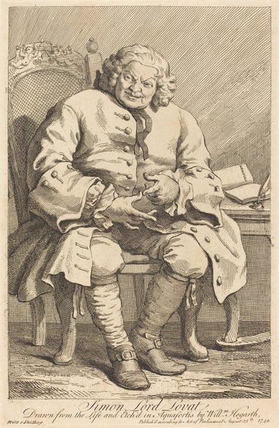 Szymon Lord Lovat autorstwa William Hogarth