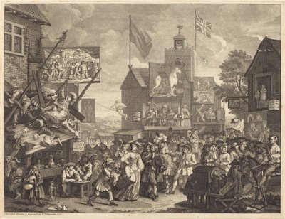 Targi w Southwark autorstwa William Hogarth
