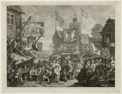 Targi w Southwark autorstwa William Hogarth