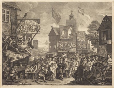 Jarmark w Southwark autorstwa William Hogarth