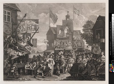 Targi w Southwark autorstwa William Hogarth