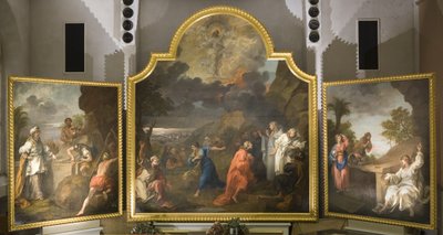 Ołtarz St Mary Redcliffe (tryptyk) autorstwa William Hogarth