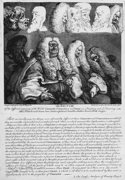 Ławka, 1758 autorstwa William Hogarth