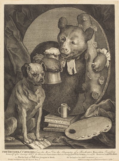 Bruiser autorstwa William Hogarth