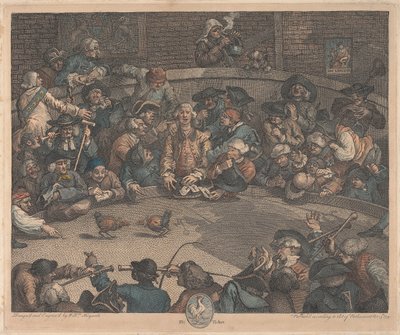 Royal Sport, bilet do boksu autorstwa William Hogarth