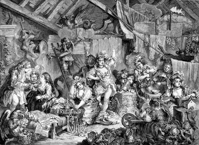 Kompania spacerowiczów Williama Hogartha autorstwa William Hogarth