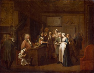 Oskarżenie autorstwa William Hogarth