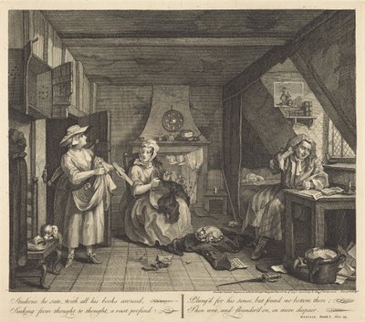 Poeta w potrzebie autorstwa William Hogarth