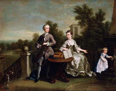 Rodzina Edwardsów Hamiltonów autorstwa William Hogarth