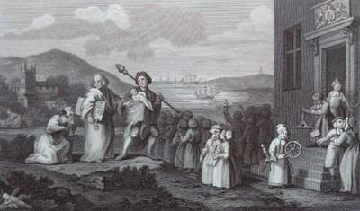 Podrzutkowie autorstwa William Hogarth