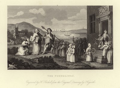 Podrzutkowie autorstwa William Hogarth