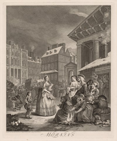 Cztery pory dnia autorstwa William Hogarth