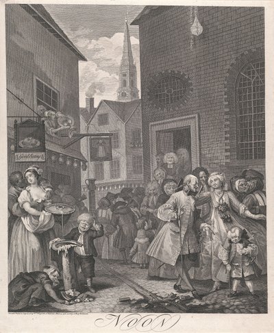 Cztery pory dnia, tablica II: Południe autorstwa William Hogarth