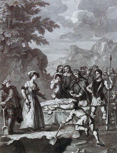 Pogrzeb Chyrstoma i Marcelli usprawiedliwiających się” Williama Hogartha autorstwa William Hogarth
