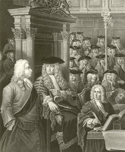 Izba Gmin autorstwa William Hogarth