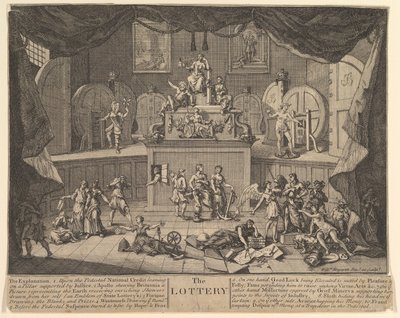 Loteria, po 1724 r. autorstwa William Hogarth