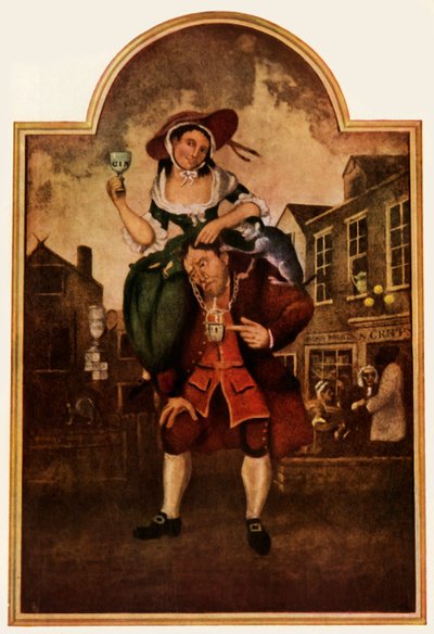 „Człowiek z ciężarem psot”, XVIII w., 1943. autorstwa William Hogarth