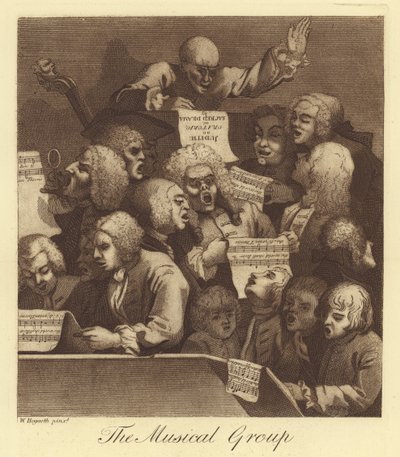 Grupa Muzyczna autorstwa William Hogarth