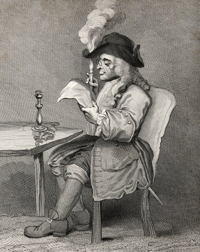 Polityk, z „Dzieł Williama Hogartha”, wydana w 1833 r. autorstwa William Hogarth