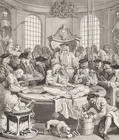 Nagroda za okrucieństwo. Od: Cztery etapy okrucieństwa. 1751 autorstwa William Hogarth